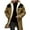 #_002Khaki, variant on Men's Suede Jacket Patchwork Plush Retro Suede Thicken Reversed Collar Hooded Jacket with Pockets Zipper Long Sleeve Oversized Winter Coat Black M