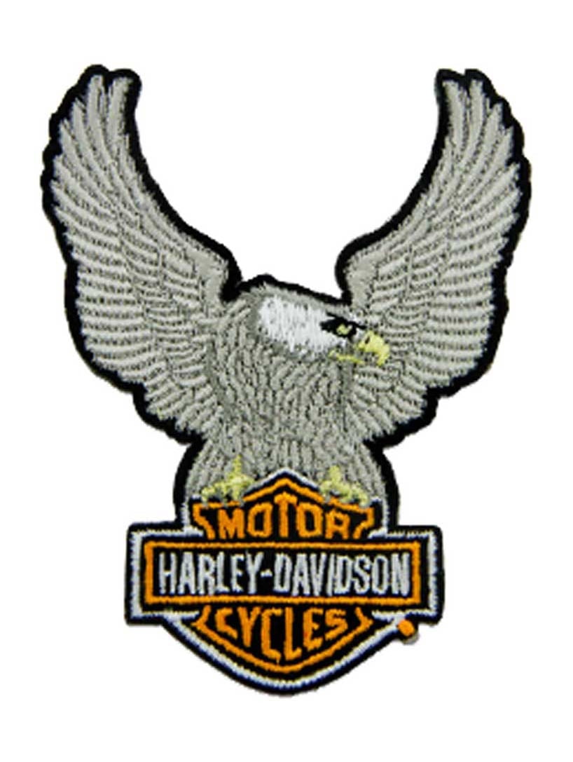 Harley-Davidson Eagle Patches Embroidered Emblem Small Motorcycle Vest Patches 