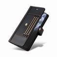 thumbnail image 4 of FOXDOCK Funda tipo Cartera para iPhone 16 Pro Max – Cubierta de Cuero PU con Múltiples Ranuras, Bolsillo para Efectivo y Correa de Muñeca, 4 of 6