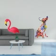 thumbnail image 2 of Estatua de estaca de jardín,Adorno de flamenco para jardín,patio,porche,Estatua de flamenco,estatuilla,escultura,exterior,playa,Figura decorativa,Estatua de perro coleccionable,decoración de, 2 of 8