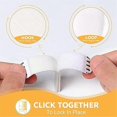 thumbnail image 3 of 32 Pairs of Wall Adhesive Hooks, Traceless, Easy-To-Pull, Nail-Free Adhesive Stickers, Frame Hanging Installation Strips, 3 of 5