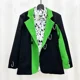 thumbnail image 3 of Chaqueta de traje de hombre de un solo pecho con estampado de rayas, chaqueta masculina, abrigo estampado, nueva ropa de primavera sencilla, diseñador de lujo, verano, 3 of 5
