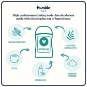 Humble Brands Vegan & Sensitive Skin Baking Soda Free Deodorant Palo Santo & Frankincense, 2.5oz
