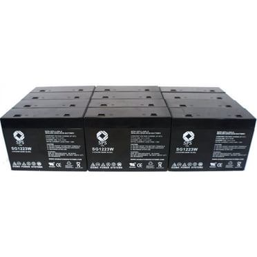 SPS Brand 12 V 6 Ah Replacement battery (SG1206) for APC RBC10 (12 PACK)