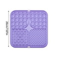 thumbnail image 2 of Licking Mat for Dogs with Suction Cups,Premium Lick Pad for Anxiety Relief,Slow Feeder Dog Bowls,Perfect for Bathing,Grooming and Training(7.8Inch,Orange), 2 of 6