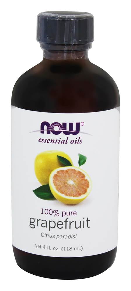 NOW Foods - 100% Pure Essential Oil Grapefruit - 4 fl. oz