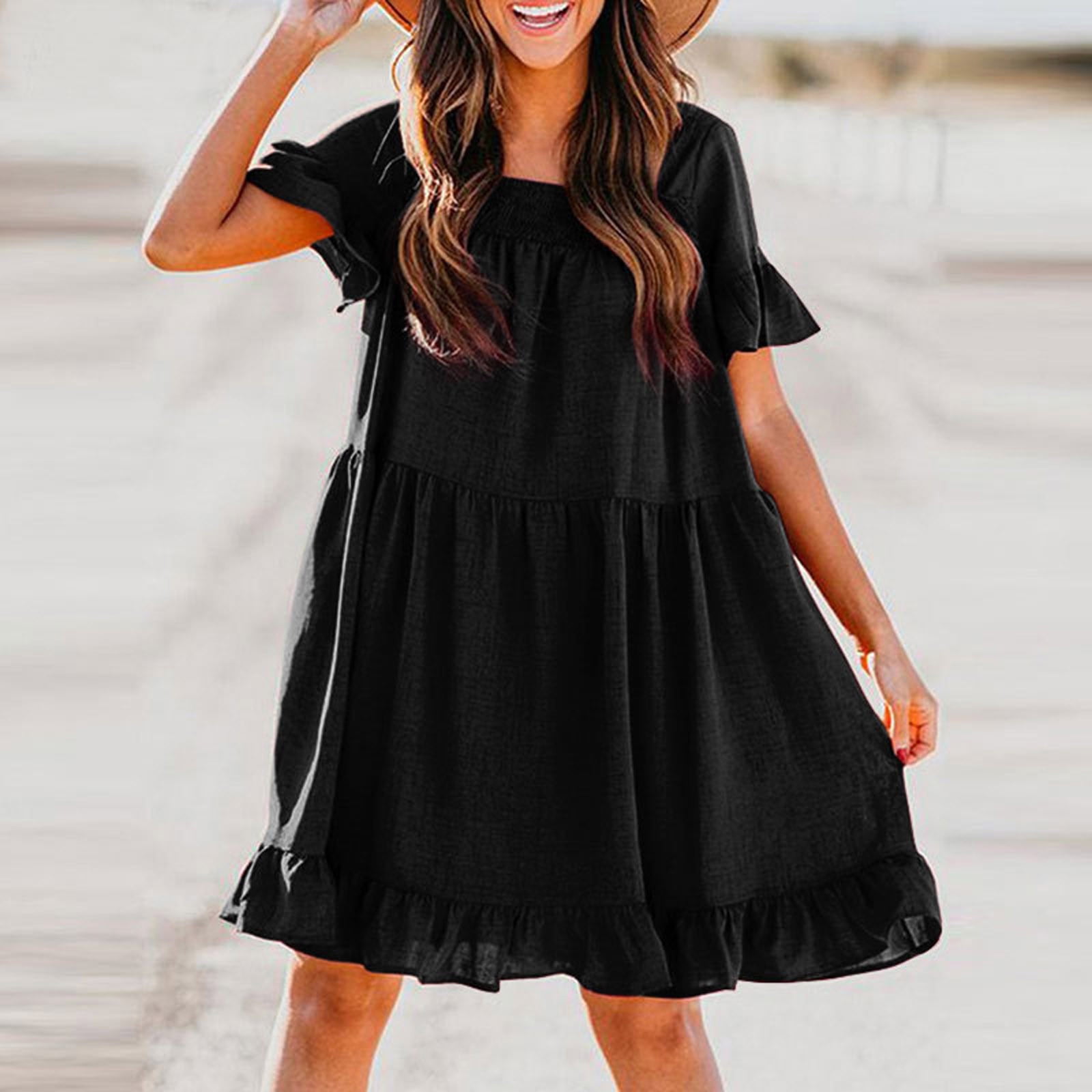 Ruffle Babydoll Dress