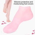 thumbnail image 3 of 1 Pair Protective Foot Covers Silicone Waterproof Crack Resistant Softened Calluses Keratinized Foot Sleeves Beach Socks Anti-Dry Cracking Foot Film Protectors, 3 of 7