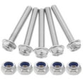 thumbnail image 6 of WHAMVOX 1 Set Stainless Steel Hexagon Flange Bolts and Nuts Collection Fully Threaded Anti-Slip for Various Installation and Repair Projects, 6 of 8