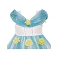thumbnail image 4 of Flower Girl Dress Princess Rose Mesh Sequin Party Blue 12, 4 of 4