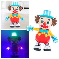 Early Education Toys Dancing Clown Toy with Music and LED Lights for Kids - Interactive Happy Dancing Toy Promoting Learning Through Play