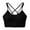 Black, variant on TSADFHJI Women's Sports Plus Size Thin and Shockproof Running Yoga Tank Top Back Gathering Bra Bras for Women Two Piece Women Bras Plus Womens Bras Crotchless White L