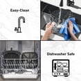 thumbnail image 6 of Vaparinckl 5QT Air Fryer, 8-in-1 Electric Hot Oven with Digital Touch Control, Visible Window, Nonstick & Dishwasher Safe Basket, Black, 6 of 9
