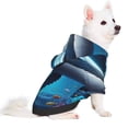 thumbnail image 2 of Balery Colorful Ocean Whale Sudadera con Capucha para Perros Pequeños – Ropa para Mascotas, Disfraz para Perros y Gatos, Ideal para Fiestas y Cosplay-X-Small, 2 of 7