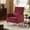 Dark Red, variant on Gewnee 26.5 Inch Small Space Chair,Modern Accent Chair,Sturdy Solid Wood Frame with High-Density Foam Seat,Easy Assembly (Includes Pillow & Non-Slip Pads) for Living Room,Bedroom,Dark Grey