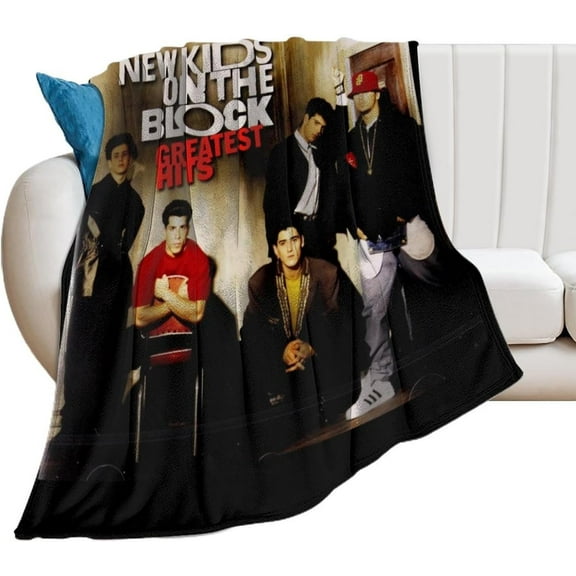 Throw Blanket New Kids On The Block Cozy Soft Plush Blankets and Throws Couch Sofa Bed Outdoor Decorative Print Blanket 40"*50" （100 * 130cm）