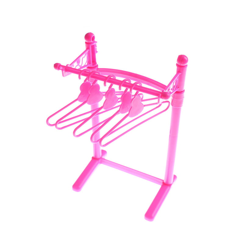 Details about   Pink Hangers for s Dolls' Clothes Accessories Plastic Hangers  Fad FG 