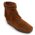 thumbnail image 5 of Minnetonka Women's High Top Back Zip Boots 7.5 M Brown, 5 of 6