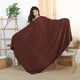 thumbnail image 1 of Zhuge 1 toalla de baño multiusos, ideal para baño, fitness, ducha, deportes, etc. Se adapta a diversas situaciones sin esfuerzo. 70 x 140 cm (color café)., 1 of 5