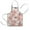 Pink Hued Cute, variant on Playful Halloween Ghosts Pattern Kids Aprons for Girls and Boys,Adjustable Neck Strap Toddler Aprons for Kids Cooking Baking