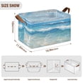 thumbnail image 2 of Ryvnso Sea Star on Beach Sky View Storage Bins Large Basket Foldable Cube Toys Organizer with Handles 1 PC, 2 of 7