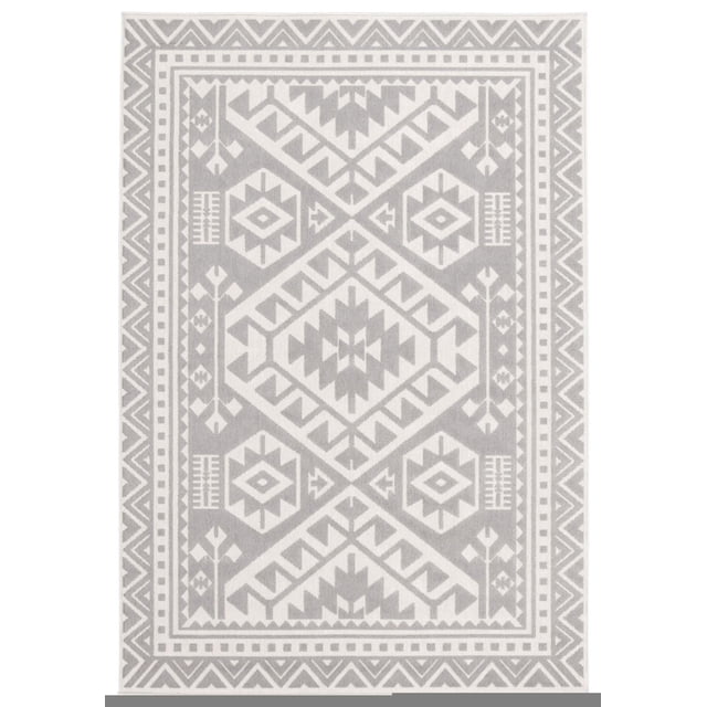 Tapis Intérieur/Extérieur pour Balcon, Patio et Jardin ECARPET Aaya Ivoire