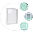 thumbnail image 3 of Tignapoo Elegant White 6-Inch Double-Sided Glass Frame for DIY Dried Flower and Leaf Display (10x15cm), 3 of 6