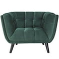 thumbnail image 4 of Modern Contemporary Urban Design Living Lounge Room Armchair, Green, Fabric, 4 of 4