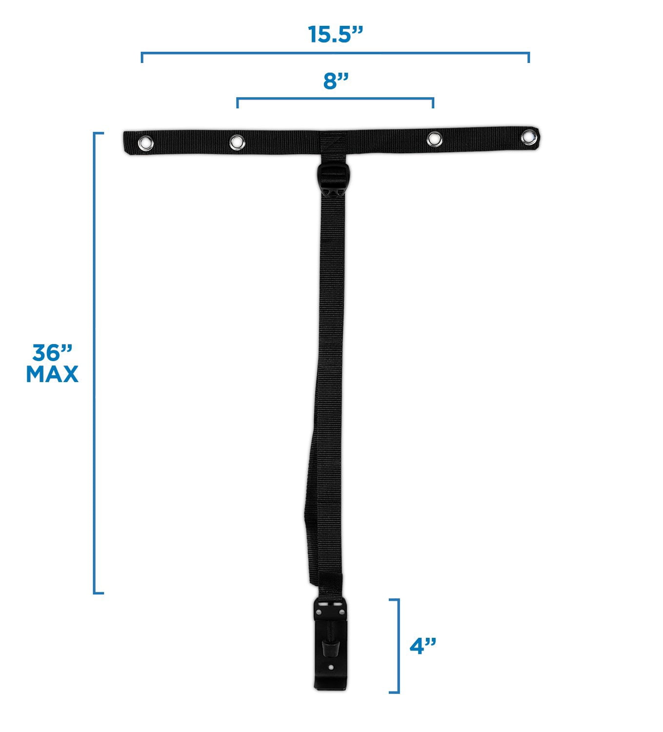 Mount-It! TV Safety Straps with Anti-Tip Protection Secures to TV Stand and Walls (MI-350)