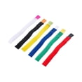 thumbnail image 2 of 6 bridas para cables, correas de cable, multicolor, con gancho y bucle, organizadores de cables para viajes, oficina, garaje, ordenador, hogar., 2 of 10