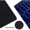 thumbnail image 5 of Extended Gaming Mouse Pad (31.5x11.8 in), Large Non-Slip Rubber Base Mousepad,Waterproof Keyboard Mouse Mat Desk Pad for Work, Game, Office, Home - Football Design, 5 of 5