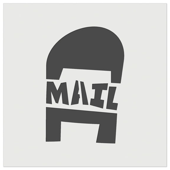 Mail Box Doodle DIY Cookie Wall Craft Stencil - 5.5 Inch