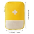 thumbnail image 2 of Empty Mini First Aid Bag - Small Medical Case with Dividers for First Responder Storage, Portable Medicine Organizer for Travel, Car, Kitchen, Sports & Emergencies, 2 of 3
