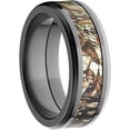 thumbnail image 3 of Duckblind Men's Camo Black Zirconium Ring with Polished Edges and Deluxe Comfort Fit, 3 of 3