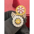 thumbnail image 6 of Pave 1.92 Cts Round Brilliant Cut Natural Diamonds Cocktail Party Ring In Hallmark 14K Yellow Gold, 6 of 13