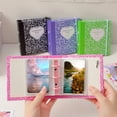 thumbnail image 2 of 3 Inches Photo Album Inserted Type Loose-leaf Design Waterproof Dustproof Mini Photo Book for School, 2 of 7