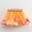 Orange, variant on Swuxness Girls Princess Mesh Skirts, Kids Casual Shorts Skirt, Toddler Mesh Print Elastic Waist Lining Performance Puff Comfortable Fashion Soft Skirts Pink, 7-8 Years