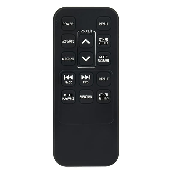 New Universal Replace Remote Control Fits for ZVOX Accuvoice AV157 AV203 AV257 SoundBar TV Speaker