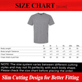 thumbnail image 2 of Gildan Men's Short Sleeve T-Shirt, Heavy Cotton Classic Fit, Soft & Durable Graphite Heather Color Tee, 9 Pack, Size 3XL, 2 of 5
