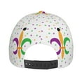 thumbnail image 6 of Naloa Original Classic Low Profile Hat Men Women Baseball Cap Dad Hat Adjustable Unconstructed Mardi Gras Carnival1 Print Cap, 6 of 9