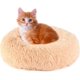 thumbnail image 1 of Cama para gatos y perros KAIYANG redonda antideslizante con forma de donut 40 cm color beige, 1 of 5