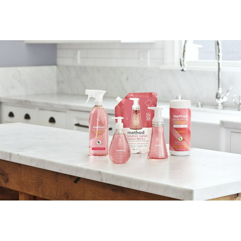 Method All-Purpose Surface Cleaner Refill Pink Grapefruit -- 68 fl oz -  Vitacost