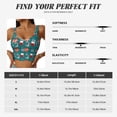 thumbnail image 5 of Goofa Medical Elements Printed Sports Bras for Women, High Impact Running Bra Workout Crop Tank Tops Longline Sports Bra Push up-Large, 5 of 9