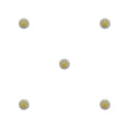 thumbnail image 1 of Inteprter Stick Caps Cat Paw Shape Reemplazo perfecto Thumbstick Cover Controller Accesorio para doméstico amarillo sobre blanco Type2 NO2, 1 of 6