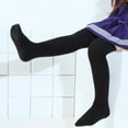 thumbnail image 5 of Uccdo 2/4 Packs Girls Knee High Socks Boys School Uniform Socks Kids Seamless Soccer Socks Cotton Long Socks, 5 of 7