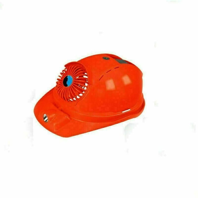 Aleko Casco con ventilador solar y luz LED, Casco de seguridad Carga solar Salida USB Gorra de ingeniería Protección del sitio de construcción Antipresión Transpirable ACTIVE Biensenido a ACTIVE