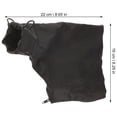 thumbnail image 2 of 1Set Zipper Easy Disposal Dust Bag Replacement Set for Workshop and Home Use 11.8X6.3X2.2in, 2 of 9