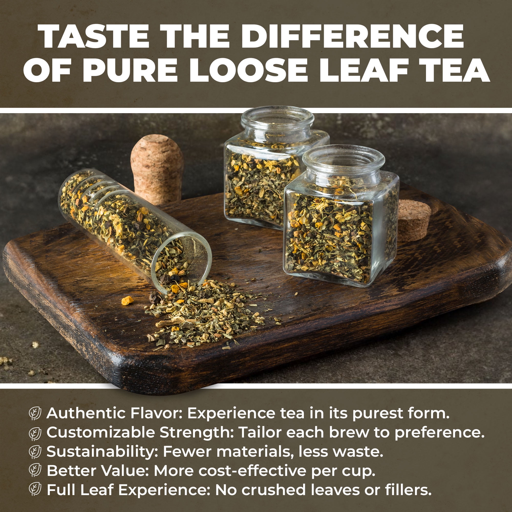 Gardenika Organic Anti-Inflammatea Herbal Loose Leaf Tea, Turmeric Ginger Blend, Caffeine-Free, Kosher, 3 Pack (12 oz)