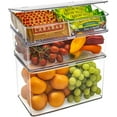thumbnail image 3 of Sorbus Organizer Bins, with lids, Kitchen Pantry Organization Storage bins, for fridge, freezer, Food Storage, containers for organizing, Cabinet Organizers, 3 of 10