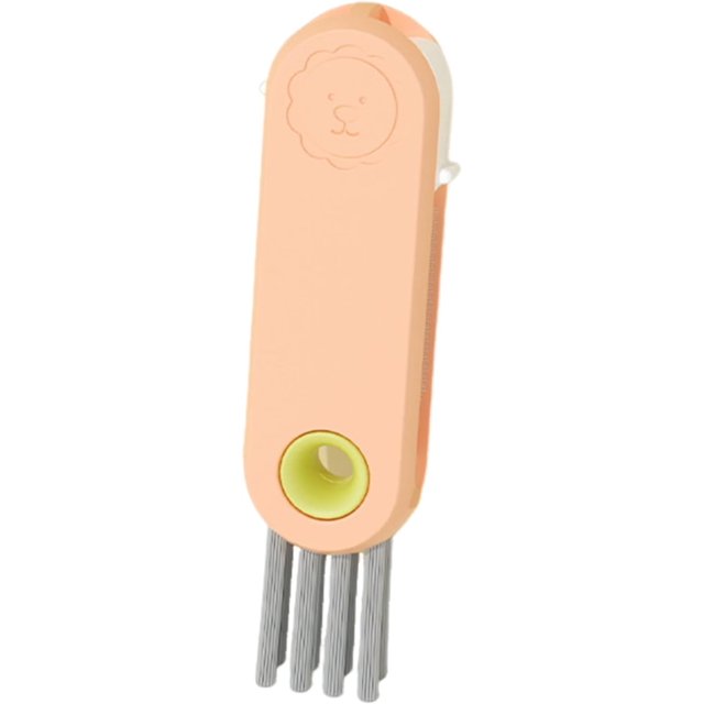 XYCCA 3-en-1 Tasse Couvercle de Nettoyage Brosse de Nettoyage de Trou de Bouteille 180 Degrés Rotation Poil Rigide Conception Portable Multifonctionnel-4597